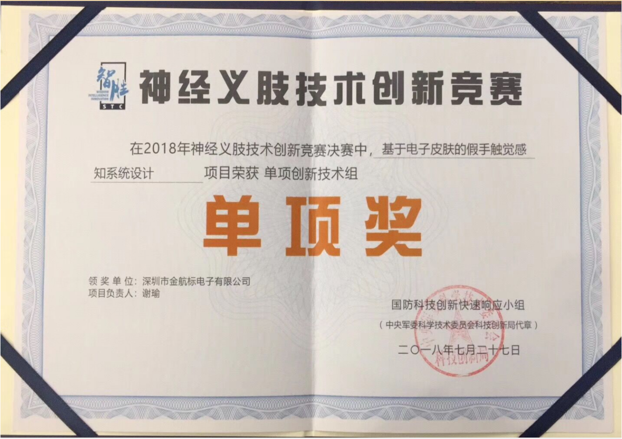  金航標(biāo)kinghelm獲得[敏感詞][敏感詞][敏感詞]科技創(chuàng)新單項(xiàng)獎(jiǎng)