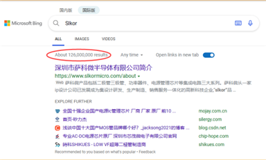 驚喜??！Slkor必應(yīng)Bing搜索索引量破1.2億！薩科微品牌國際推廣邁入新臺階！